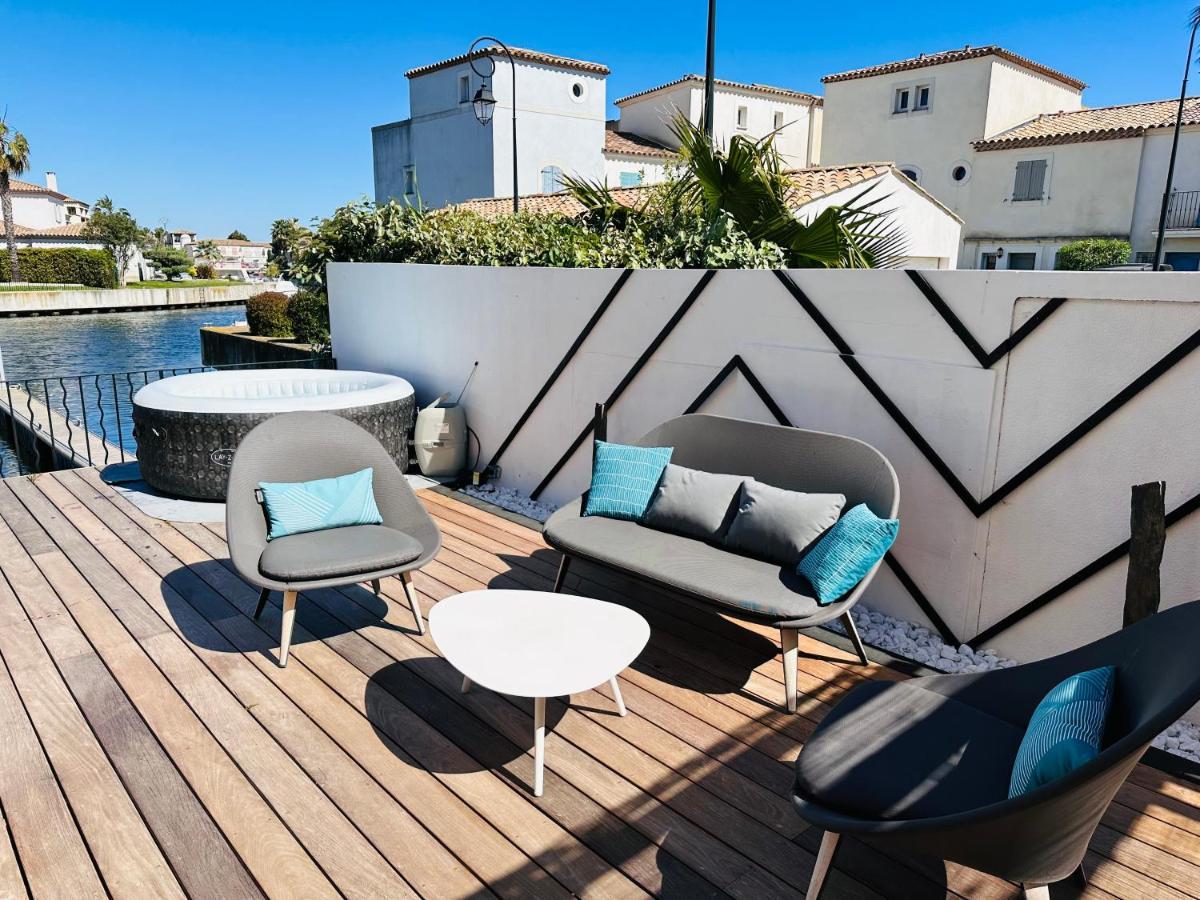 Marina 120M²/8 Pers/ Terrasse 100M²/ Appontement Villa Aigues-Mortes Exterior foto